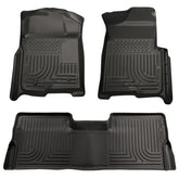 09-14 Ford F-150 Super Crew Cab Husky Liners 98331 WeatherBeater Combo Black Floor Liners